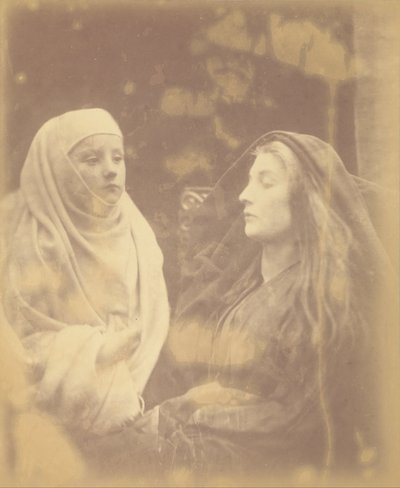 Der kleine Novize und die Königin Guinevere im Heiligen Haus von Almesbury von Julia Margaret Cameron